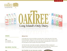 Tablet Screenshot of oaktreedairy.com